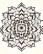 Placeholder: Isolated, Single Subject, illustration, mandala patterns, vector, in the style of graphic design, clean background, contour, minimal background effects.