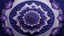 Placeholder: Hyper Realistic Photographic-View of a Half-Cut-Navy-Blue-&-Purple Mandala at Right Side.