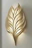 Placeholder: Wall lamp inspired by leaf, nature design. contemporary abstract form in fancy style