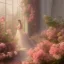 Placeholder: one big crystal subtle in a galactic ambiance with a beautiful girl, transparent flowers, delicate colors, in the foreground, full of details, smooth,soft light atmosphere, light effect concept art, smooth, extremely sharp detail, finely tuned detail, ultra high definition, 8 k, unreal engine 5, ultra sharp focus