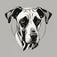 Placeholder: Vctor Great dane design, Craft a minimalist Great dane design with clean lines and simple yet striking graphics. Focus on a monochromatic or limited color palette for a modern, understated look