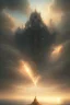 Placeholder: stairway to heaven made of light, sky full of clouds, art by greg rutkowski and peter mohrbacher, featured in artstation, octane render, cinematic, elegant, intricate, ultra detailed, rule of thirds, professional lighting, unreal