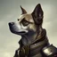 Placeholder: guard dog portrait, realistic, steampunk, 1800, 8k resolution