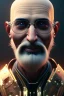 Placeholder: portrait of a bald Atul Bhardwaj, brown eyes, no facial hair, steampunk, unreal 5, octane render, cinema4d, dynamic lighting, soft lighting, 4k, redshift render, highly detailed, hyper realistic