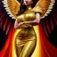 Placeholder: Ultra detailed fullbody Portrait in oil on canvas of busty female phoenix with Gold armor and helmet-Saint seya,extremely detailed digital painting,ultrarealistic skin,intense stare, extremely detailed face, crystal clear eyes, mystical colors ,perfectly centered image, perfect composition, rim light, beautiful lighting,masterpiece ,8k, stunning scene, raytracing, anatomically correct, in the style of Simon Bisley and Ohrai Noriyoshi and robert e howard and Steve Jung and Wizyakuza.