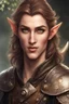 Placeholder: 24-year-old, mischievous-looking elven in black steampunk uniform