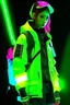 Placeholder: y2k, neon, fluo, cloth transparent, techwear, walkman, pop, blade runner