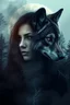 Placeholder: double exposure stunning mystic woman-wolf hybrid portait, forest, moon, smoke, ultra-high detailed, deep dark colors, dark fantasy, intricate detail, cinematic, masterpiece, sharp focus, dark ethereal fantasy, hyperdetailed, atmospheric , dark surreal fantasy