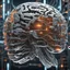 Placeholder: quantum computer brain, cyborg brain, Ultra detail, HDR, High quality image , Realistic image, 8k, high quality, hyperrealism