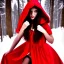 Placeholder: flirty, gorgeous red riding hood touching me