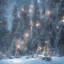 Placeholder: winter landscape, bells, ice, dreamy, science fiction