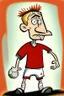 Placeholder: Alfie Whiteman Footballer ,cartoon 2d