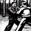 Placeholder: stalin fighting hitler using ultimate ninja techniques and hitler fighting back using karate and modern panzerkampfwagen