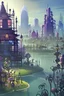 Placeholder: Create a surreal cityscape with floating buildings and mistCreate a magical garden with enchanted flowers and creatures