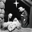 Placeholder: Nativity scene with Lon Chaney and Mae West.