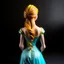 Placeholder: disney princess lora with sculpted hair back view
