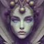 Placeholder: karlan, plant metal, feathers, Dryad, fae, sidhe, ominous, nature, plants, wildflower, facepaint, dnd character portrait, intricate, oil on canvas, masterpiece, expert, insanely detailed, retroanime style, cute big circular eyes, cinematic smooth, intricate detail , soft smooth lighting, soft pastel colors, painted Renaissance style