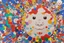 Placeholder: round pop art cloud by Takashi Murakami