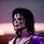 Placeholder: Michael Jackson,purple light effect, closed eyes, rtx, reflection, 8k, glow, winning photography, caustics