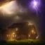 Placeholder: suburban home, being protected by a magic shield force, heavy dark storm encroaching, being protected by a magic shield force, 8k resolution, high-quality, fine-detail, iridescent, intricate, digital art, detailed matte, volumetric lighting, illustration, brian froud, howard lyon, selina french, anna dittmann, annie stokes, lisa parker, greg rutowski