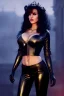 Placeholder: painting of lisa ann as evil queen in black leather pants, , leather, angry, stern look, volumetric lighting, particales,highly detailed,cinematic, deep colours,8, highly detailed, digital painting, artstation, concept art, smooth, sharp focus,