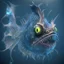 Placeholder: fluid ink angler fish creature, unreal engine 5, 8k resolution, photorealistic, ultra detailed