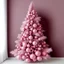 Placeholder: Christmas tree, pink, style moebus