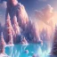 Placeholder: delicate landscape with multicolored crystals falling from the sky, blue lake, cascades, full of details, smooth, bright sunshine，soft light atmosphere, light effect，vaporwave colorful, concept art, smooth, extremely sharp detail, finely tuned detail, ultra high definition, 8 k, unreal engine 5, ultra sharp focus