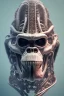 Placeholder: running ape, full body, 8k, site, finely detailed, photo realistic, HR Giger style