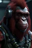 Placeholder: cyberpunk urang utan indonesia, 8k, realistic, full body