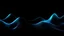 Placeholder: Abstract blue colors gradient wave on black background, blurry lights on dark noise texture, copy space