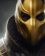 Placeholder: reptile, mask cover whole face and hood , mortal kombat 11, highly detailed, hyper-detailed, beautifully color-coded, insane details, intricate details, beautifully color graded, Cinematic, Color Grading, Editorial Photography, Depth of Field, DOF, Tilt Blur, White Balance, 32k, Super-Resolution, Megapixel, ProPhoto RGB, VR, Half rear Lighting, Backlight, non photorealistic rendering