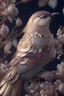 Placeholder: ethereal Bohemian Waxwing bird, Bombycilla garrulus :: intricate details, ornate, detailed illustration, Johanna Rupprecht style, William Morris style :: trending on artstation, octane render, 8k, high detail, smooth render, unreal engine 5, cinema 4d, HDR, dust effect, vivid colors