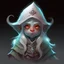 Placeholder: DND portrait female gnome ghost translucent