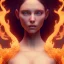 Placeholder: portrait of samantha prince set in fire, cinematic lighting, photorealistic, ornate, intricate, realistic, detailed, volumetric light and shadow, hyper HD, octane render, unreal engine insanely detailed and intricate, hypermaximalist, elegant, ornate, hyper-realistic, super detailed --v 4