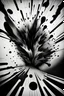 Placeholder: A black and white abstract surreal image with a violent pop of color