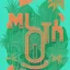 Placeholder: tropical, city, latino, plants, streets, risograph poster, flat design