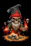 Placeholder: Gnome explosion skull death blood, undertaker,fire & smog