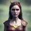Placeholder: analog style, Celtic goddes, portrait, simmetric eyes, ambient, batgirl make up outfit, ultra realistic photo, unreal engine