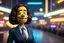 Placeholder: Kamala Harris a as Apu in homer simpson in the style of tron movies , bokeh like f/0.8, tilt-shift lens 8k, high detail, smooth render, down-light, unreal engine, prize winning