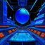 Placeholder: cyberpunk retro capital futuristic for comics in light blue
