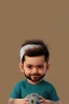 Placeholder: Virat Kohli toddler, dramatic lighting, hyper-realistic, full body