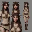 Placeholder: dungeons and dragons female elf druid, brown hair, brown eyes, pale skin, full body