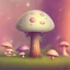 Placeholder: cute mushroom with cute face