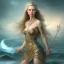 Placeholder: norse goddess of sea, Ran, blue