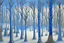 Placeholder: Winter trees elegant fantasy intricate art deco fantasy watercolor mystic Paul Klee Tim burton Yacek Yerka dee Nickerson snow winter cold season simple design