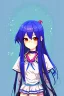 Placeholder: anime girl in pixel art