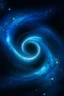 Placeholder: gif of a blue galaxy coliding with another galaxy