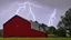 Placeholder: lightening strikes barn