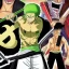 Placeholder: zoro, one piece, green, chainsawman